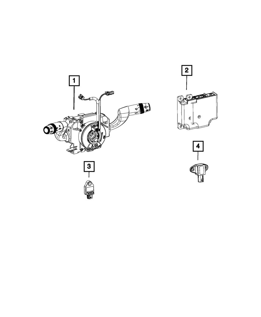Impact Sensor - Mopar (68390458aa)