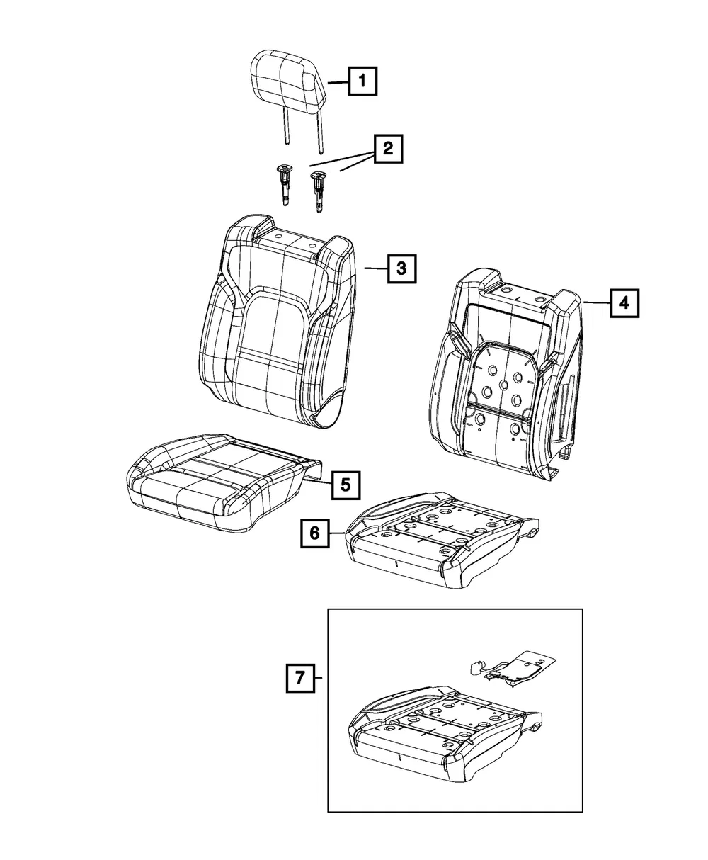 Occupant Classification Module Kit - Mopar (68396575AG)