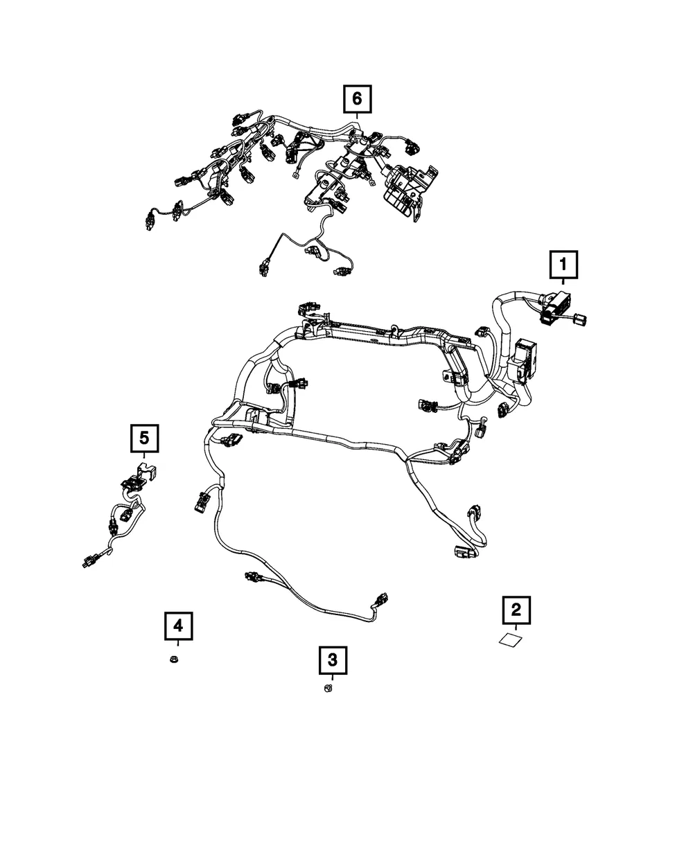 Engine Wiring - Mopar (68396716aj)