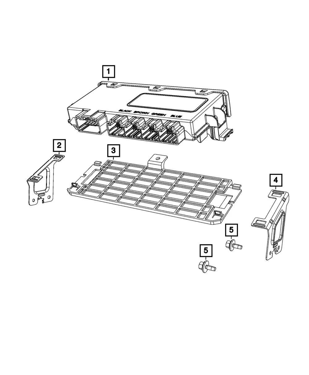 Module Bracket - Mopar (68399933ac)