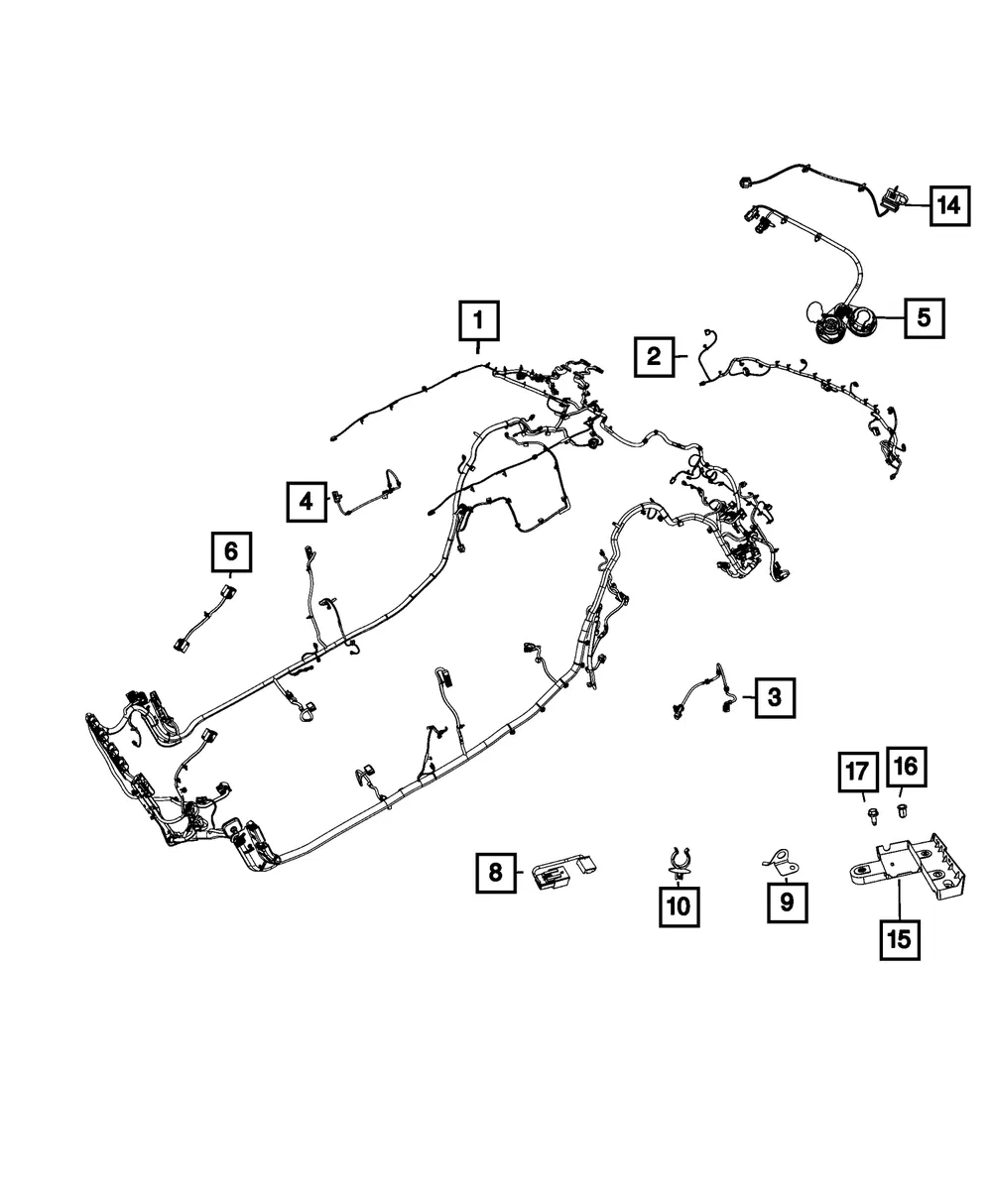 Connector Bracket - Mopar (68400540aa)