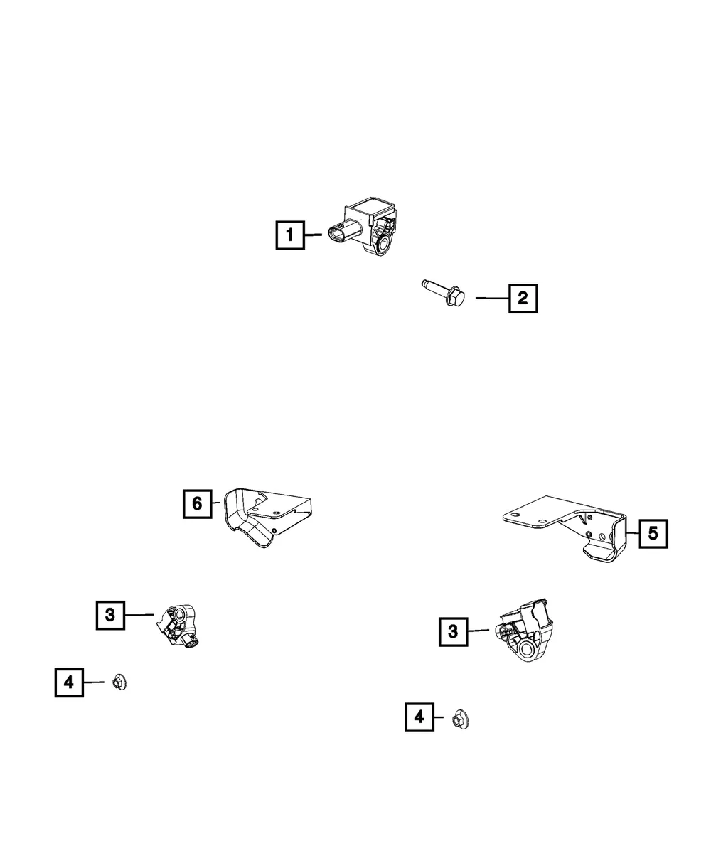 Acceleration Sensor - Mopar (68400775AA)