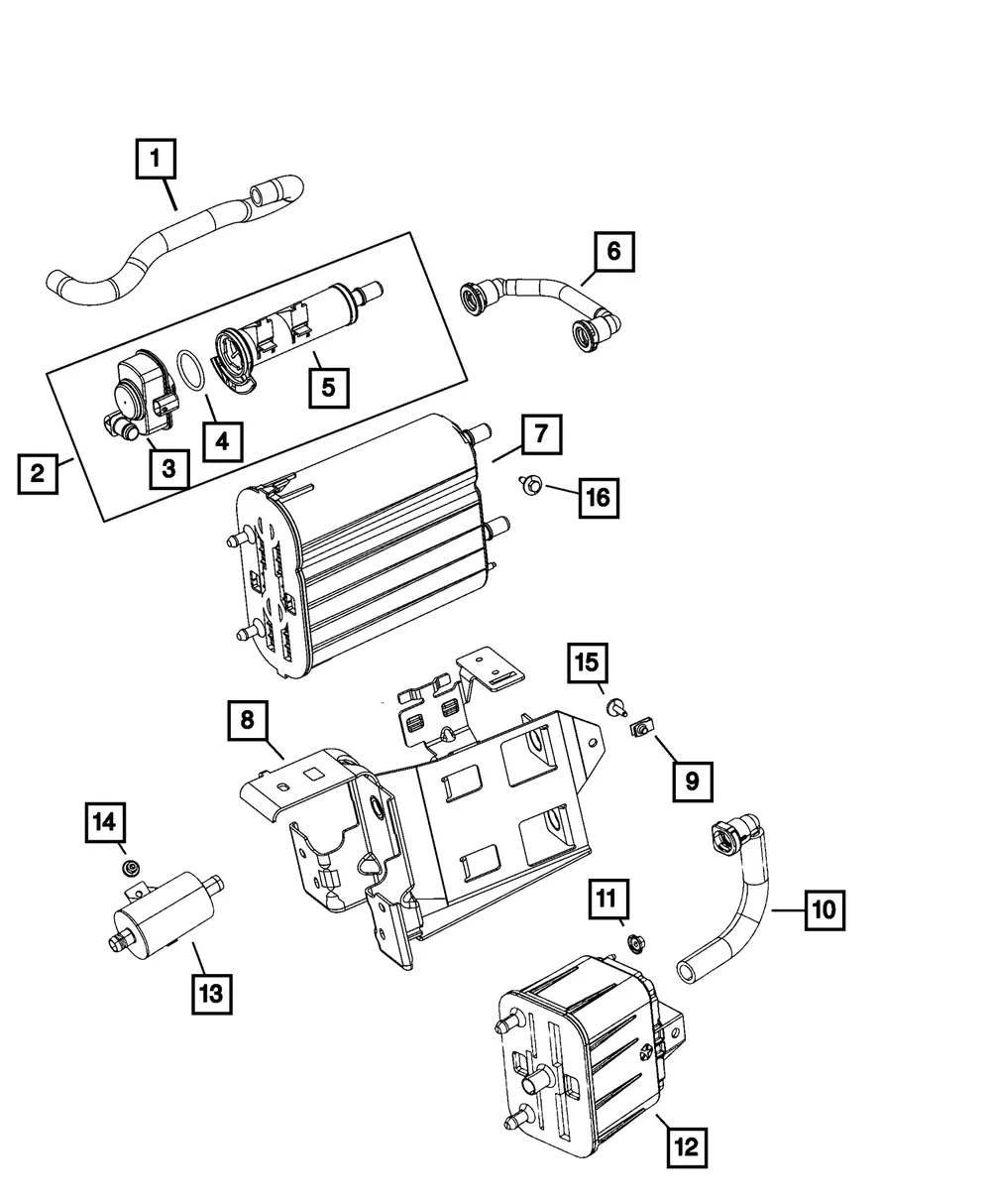Evaporative System Integrity Module Detector - Mopar (68403003AA)