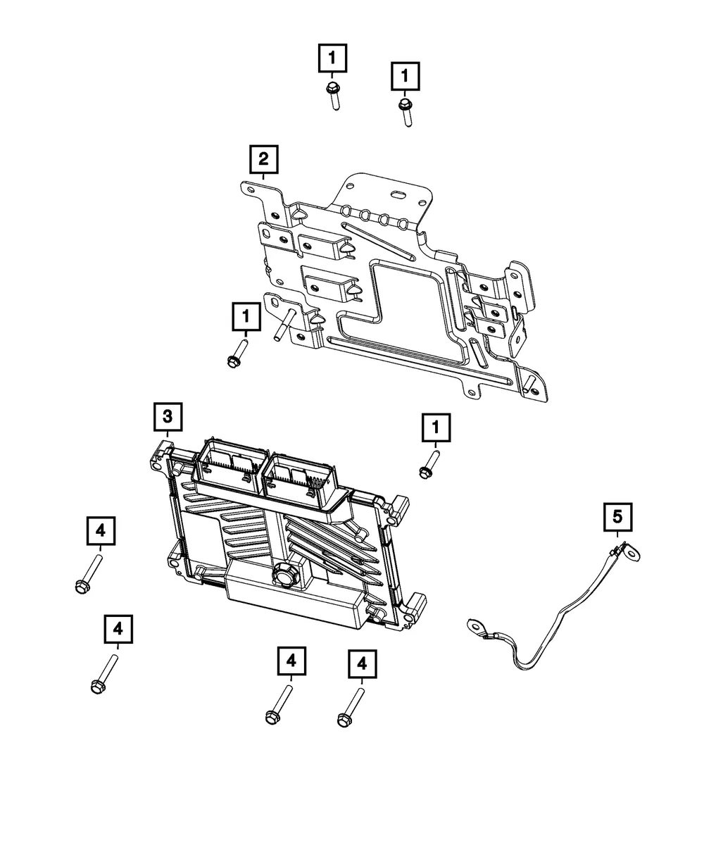 Engine Controller Module - Mopar (68403898ae)