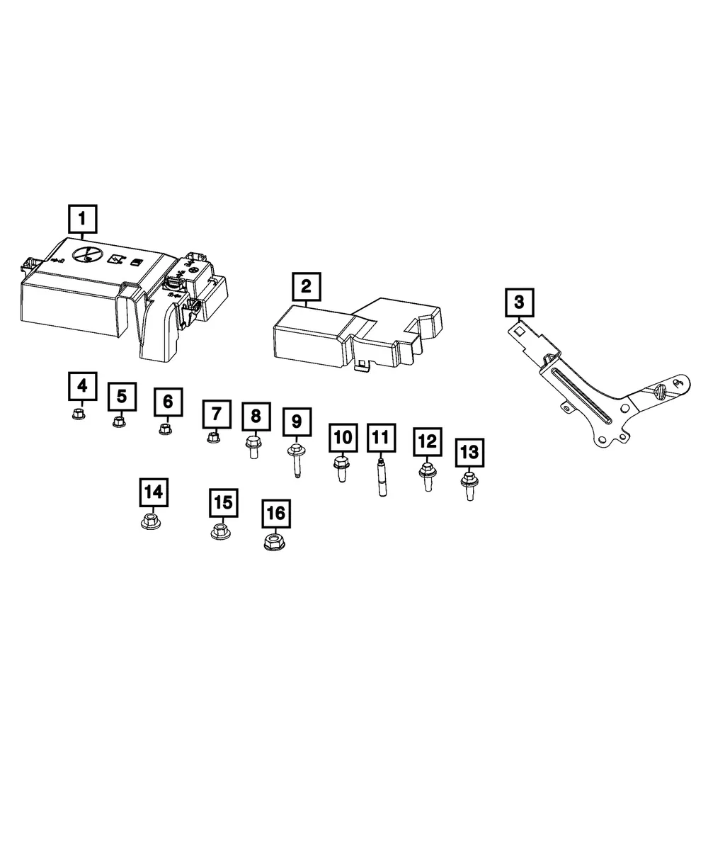 Engine Wiring Bracket - Mopar (68404478aa)