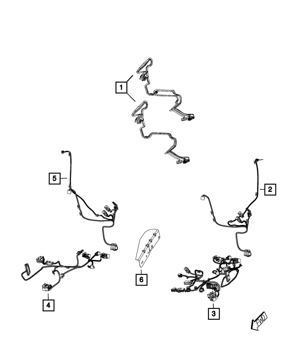 Console Wiring - Mopar (68405017aa)