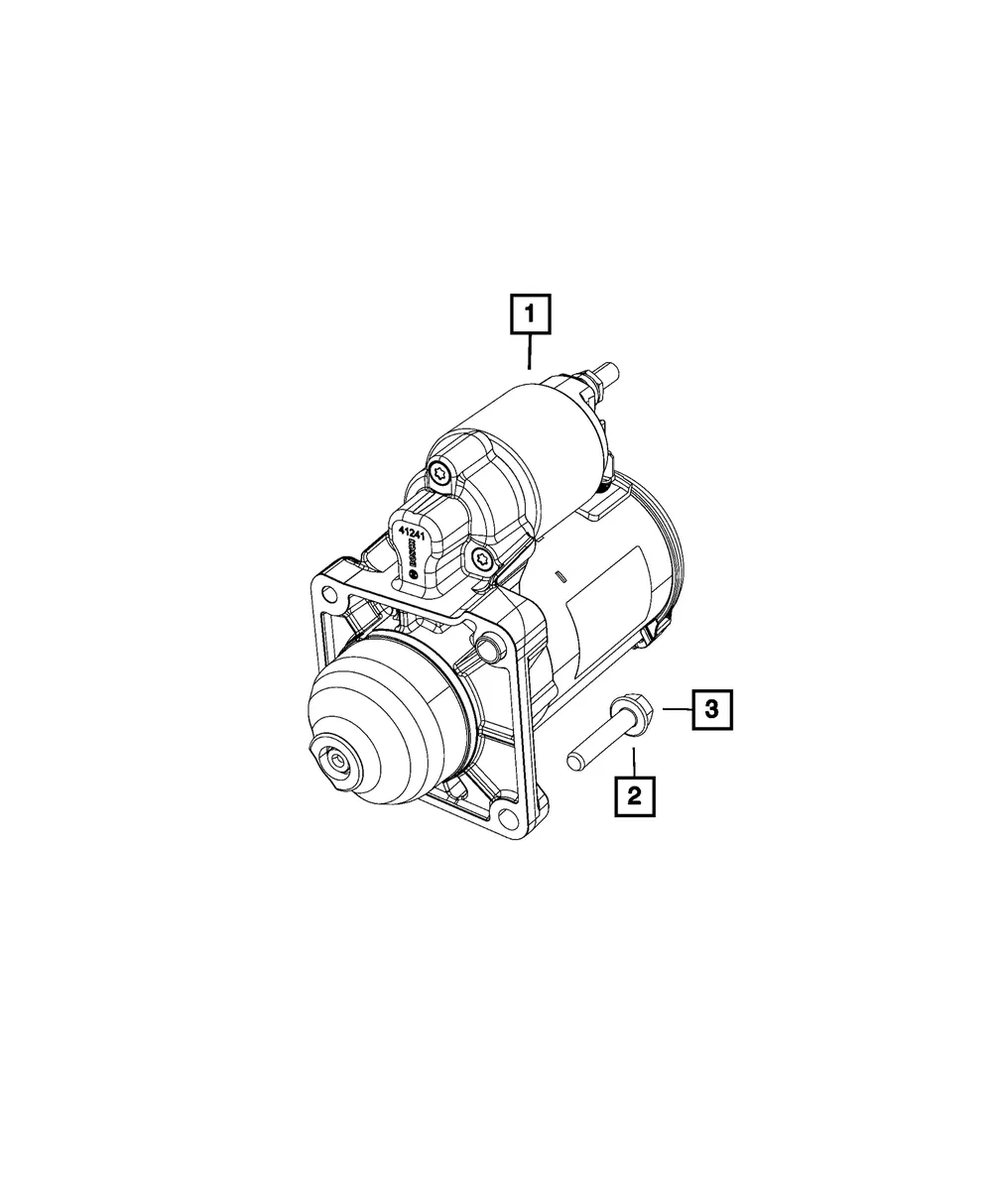 Engine Starter - Mopar (68411139AC)