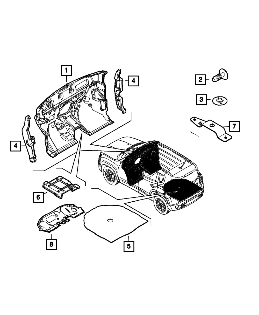 Air Bag Module Cover - Mopar (68411468aa)