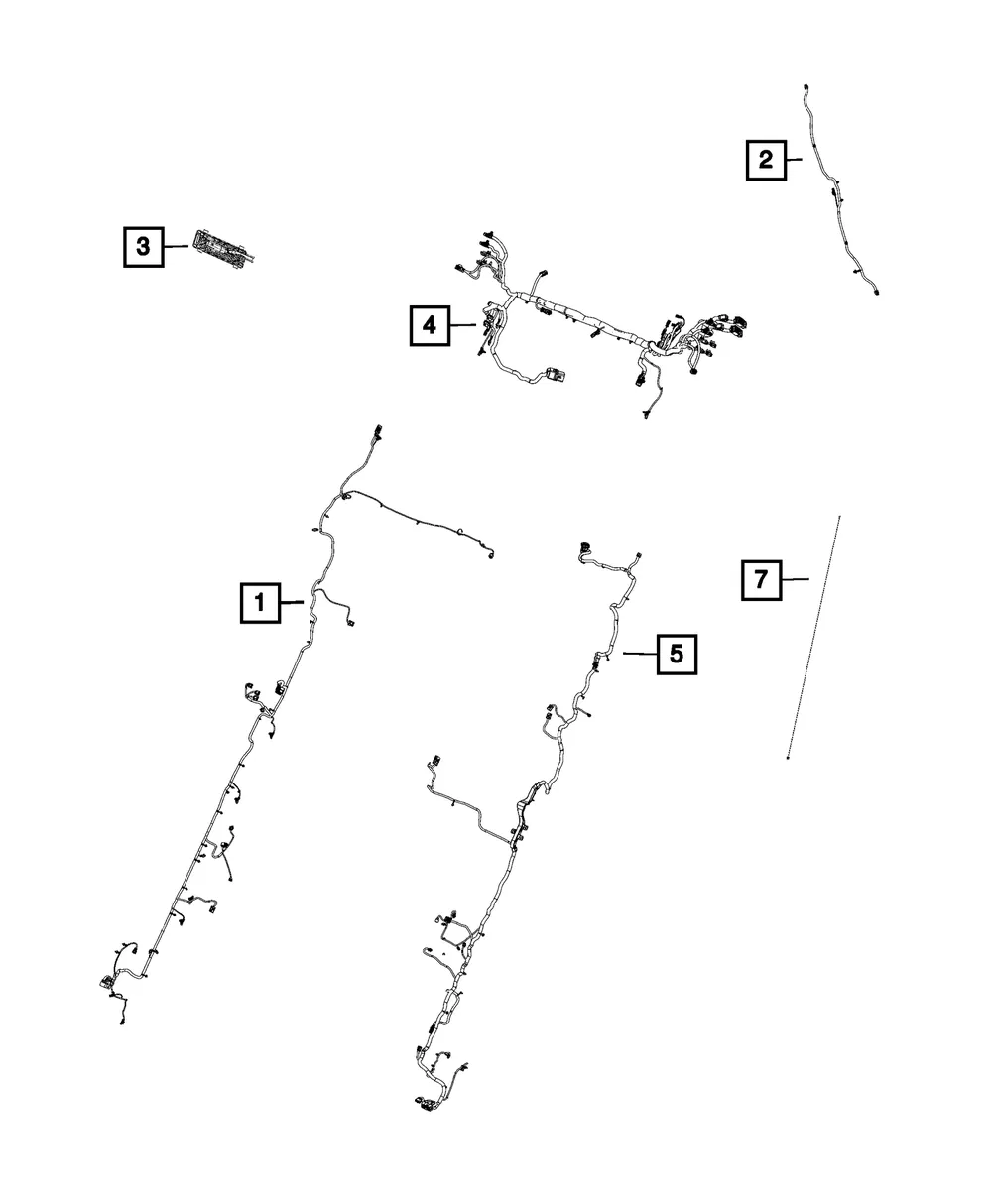 Chassis Wiring - Mopar (68411701ad)