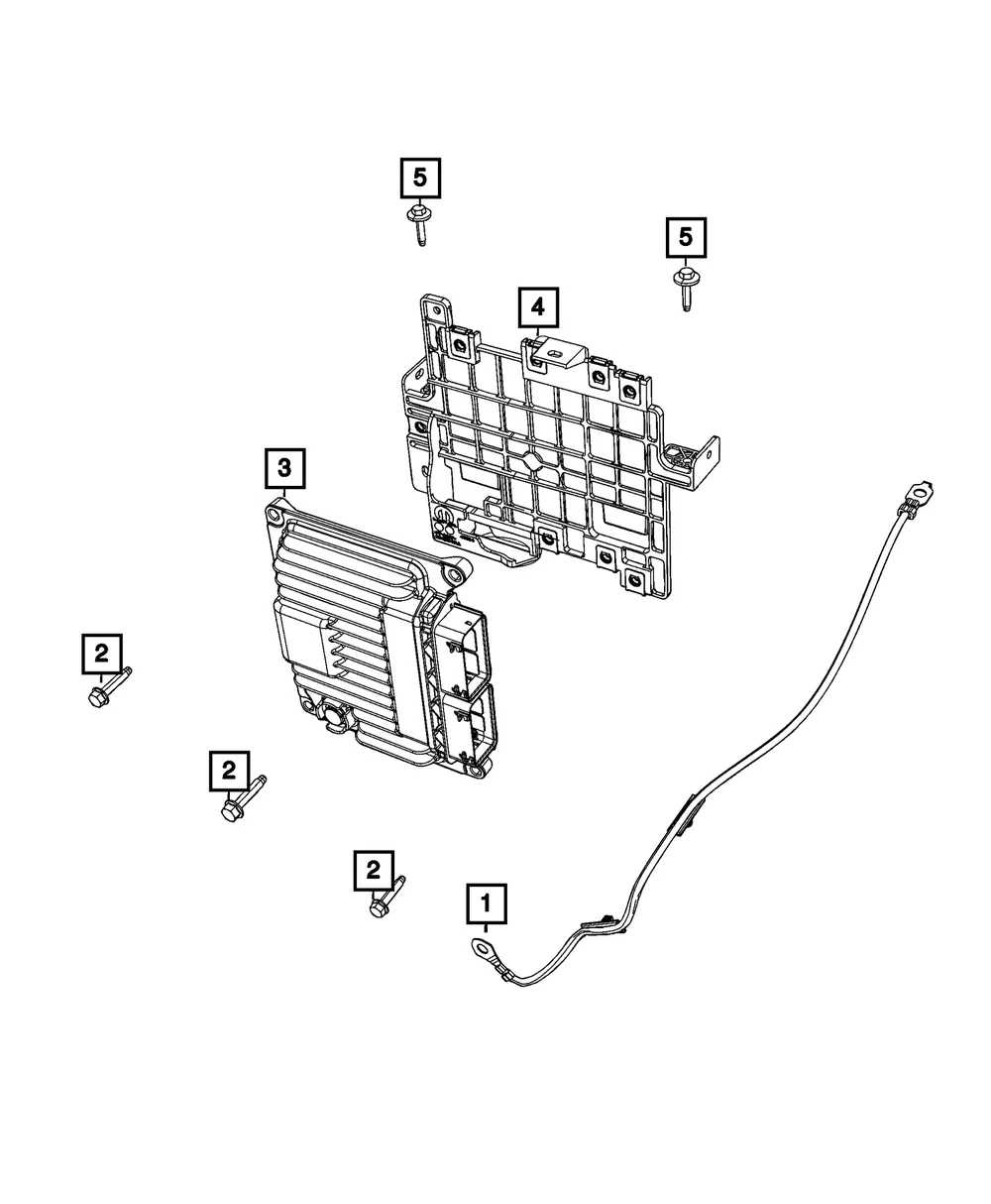 Module Bracket - Mopar (68421641aa)