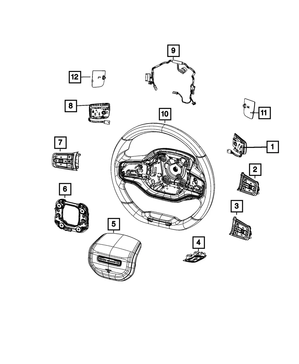 Electronic Range Select Switch - Mopar (68423944aa)