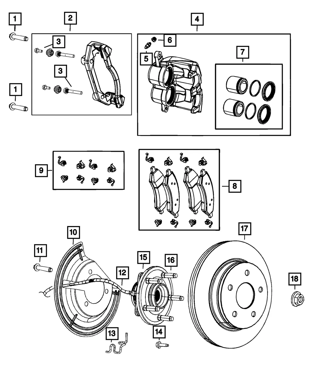 Wheel Speed Sensor - Mopar (68424418ad)