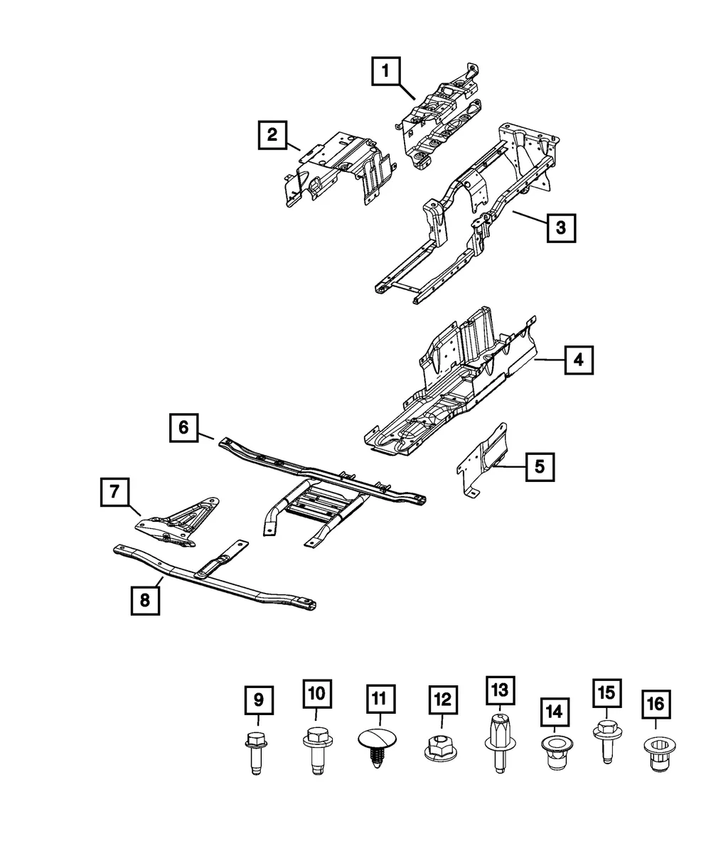 Module Bracket - Mopar (68426848ac)