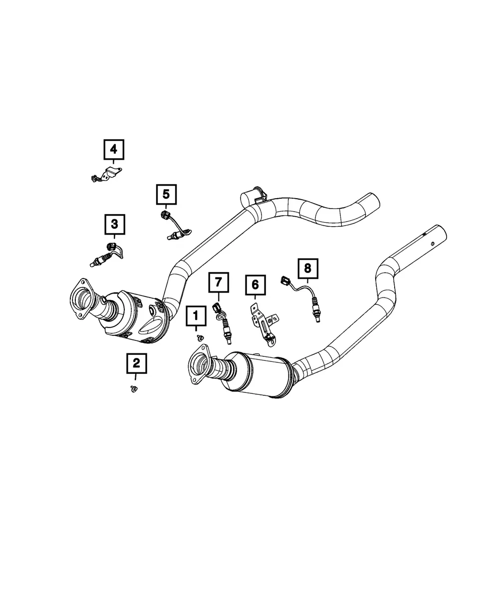 Oxygen Sensor Bracket - Mopar (68429417aa)