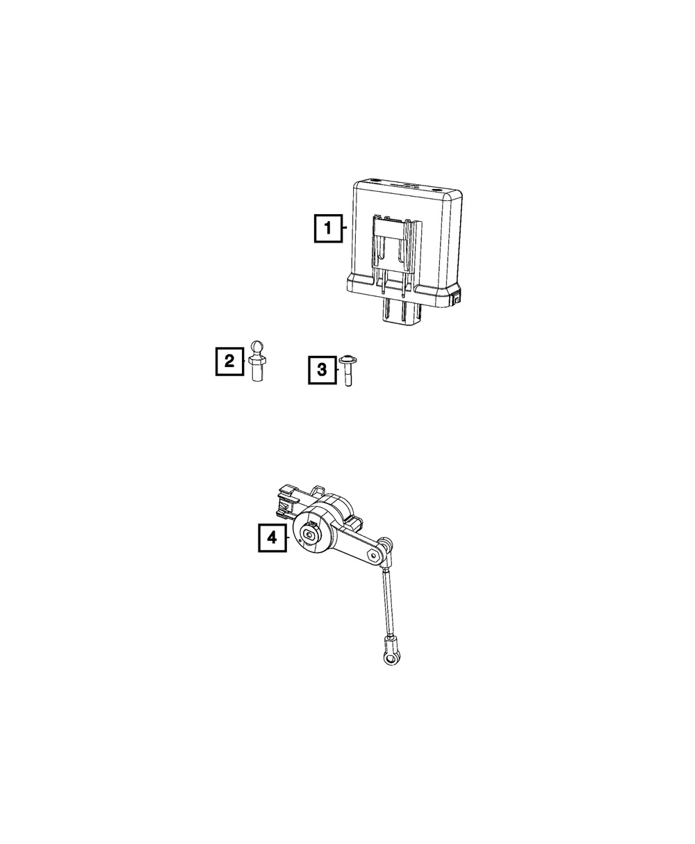 Headlamp Leveling Module - Mopar (68430880aa)