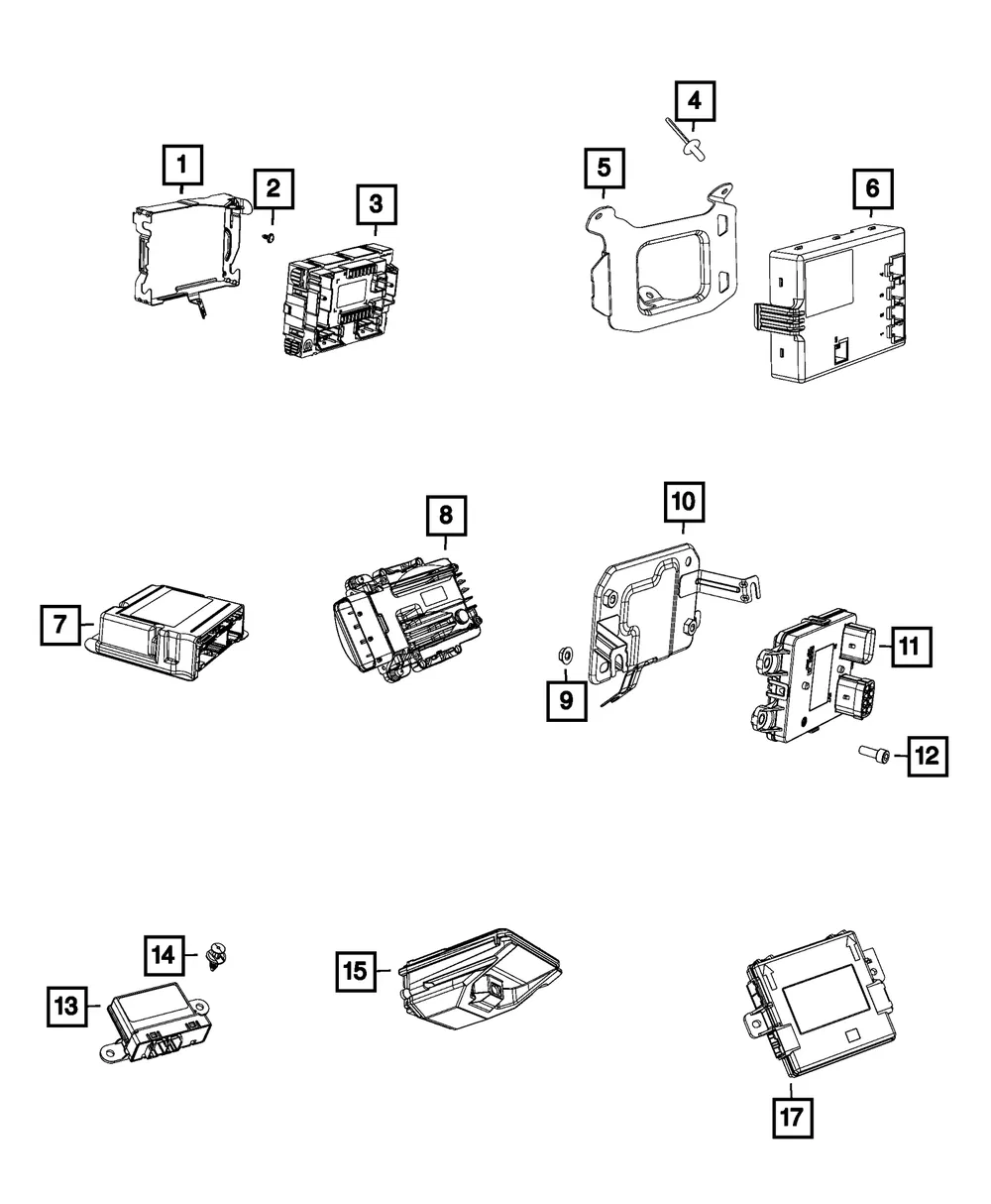 Body Controller Module - Mopar (68432817aa)