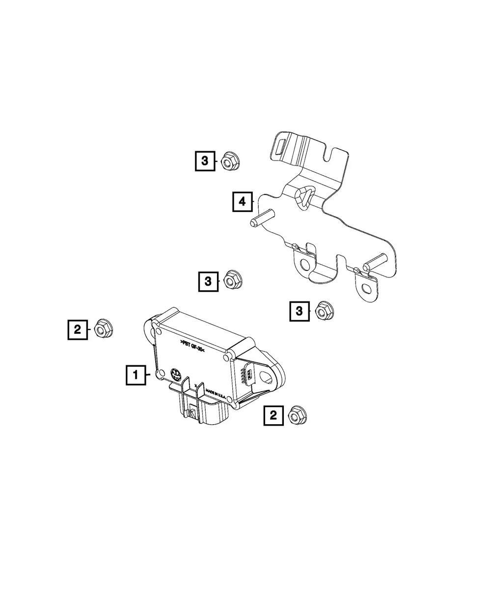 Fuel Pump Control Module - Mopar (68434538aa)