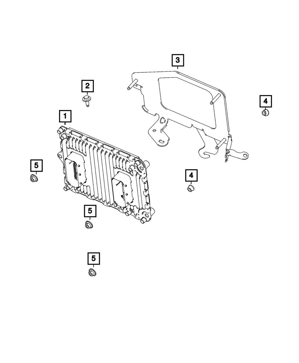 Engine Controller Module - Mopar (68434928ac)