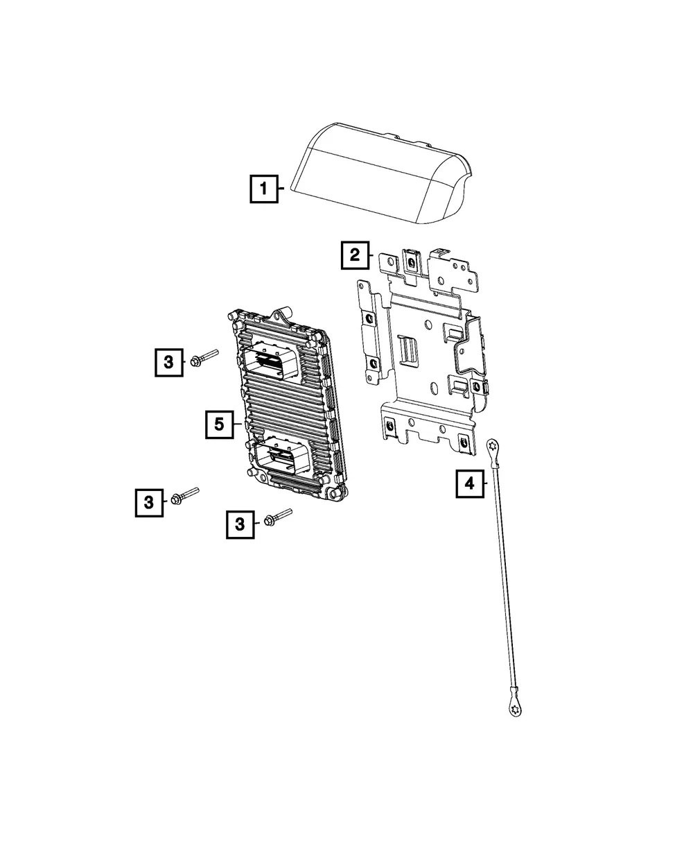 Engine Controller Module - Mopar (68434931ac)