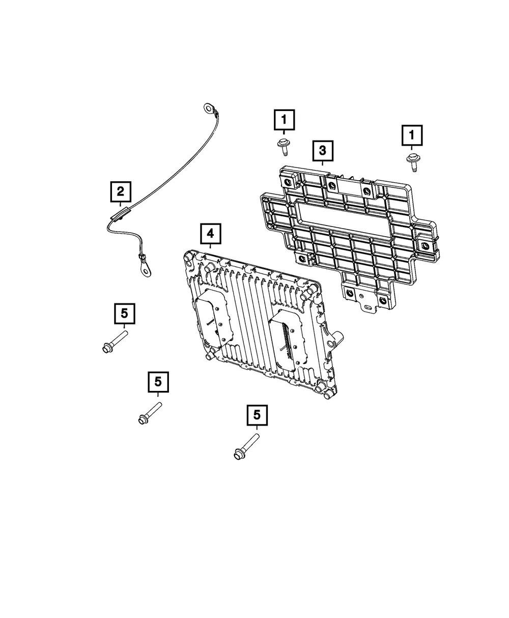Engine Controller Module - Mopar (68434932AB)