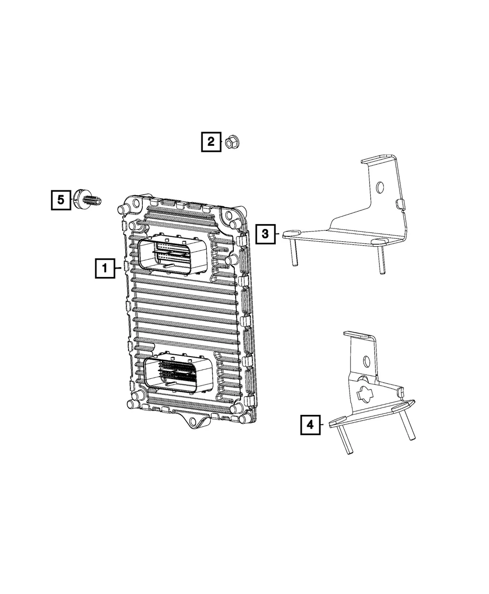 Engine Controller Module - Mopar (68434935AB)