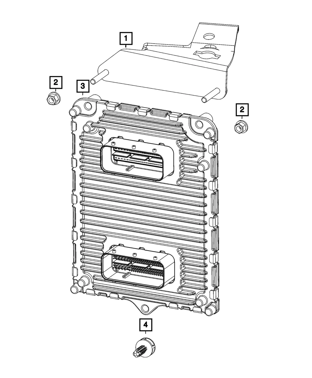 Engine Controller Module - Mopar (68434935ac)