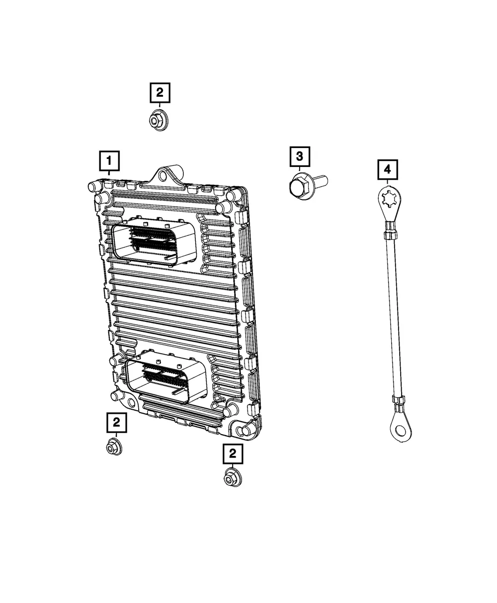 Engine Controller Module - Mopar (68434940ad)