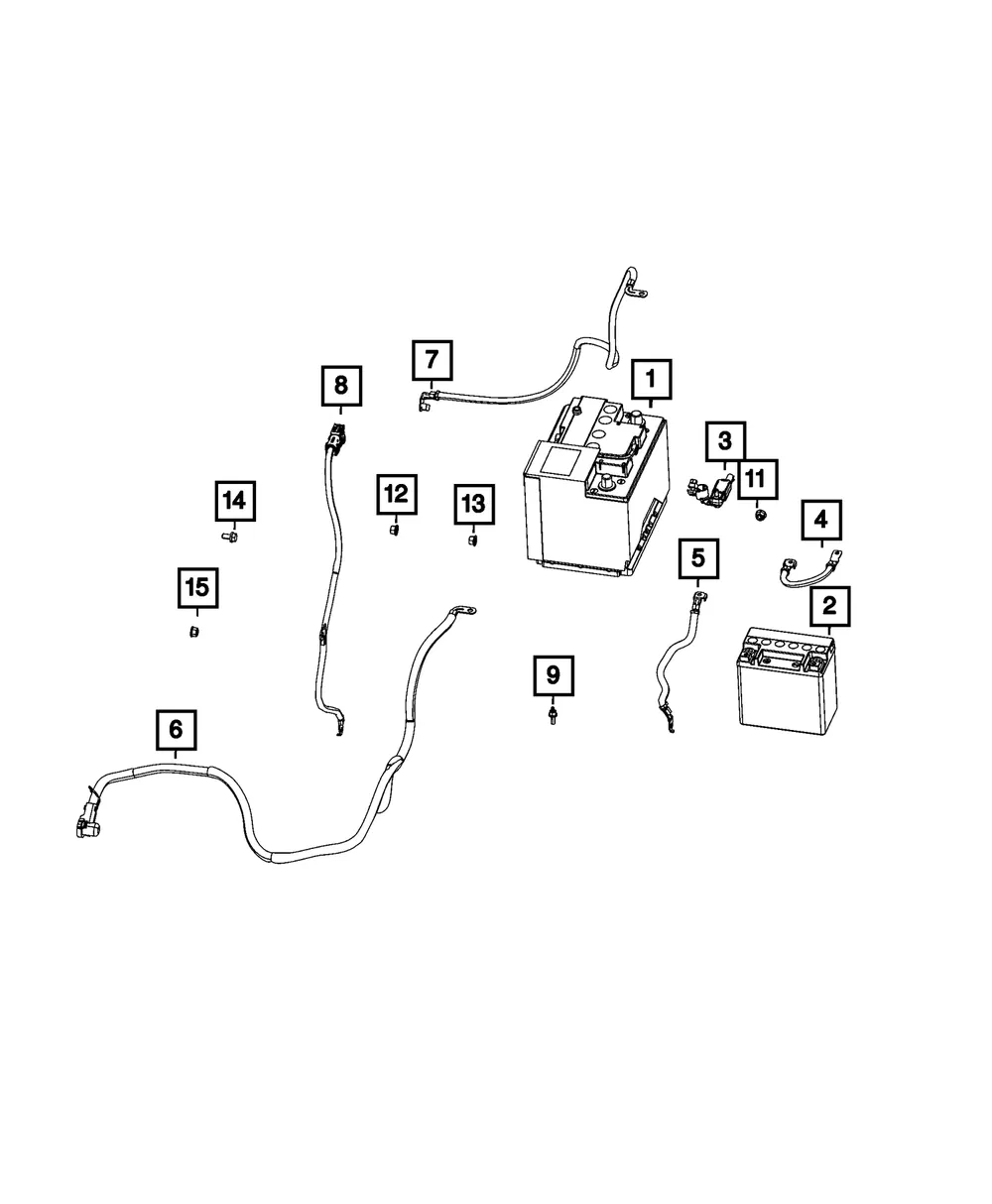 Battery Cable - Mopar (68435953AB)