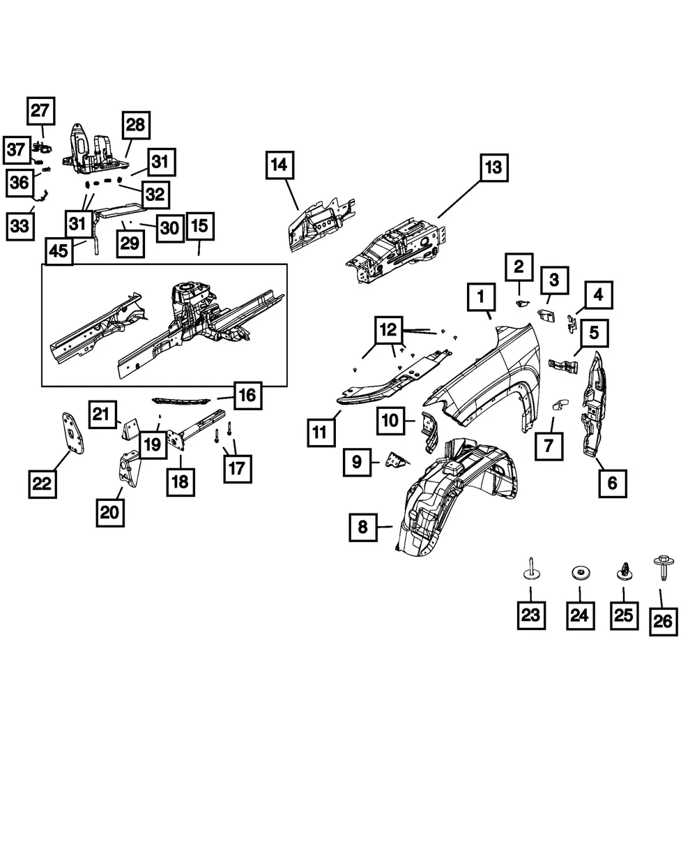 Battery Strap - Mopar (68435955ab)