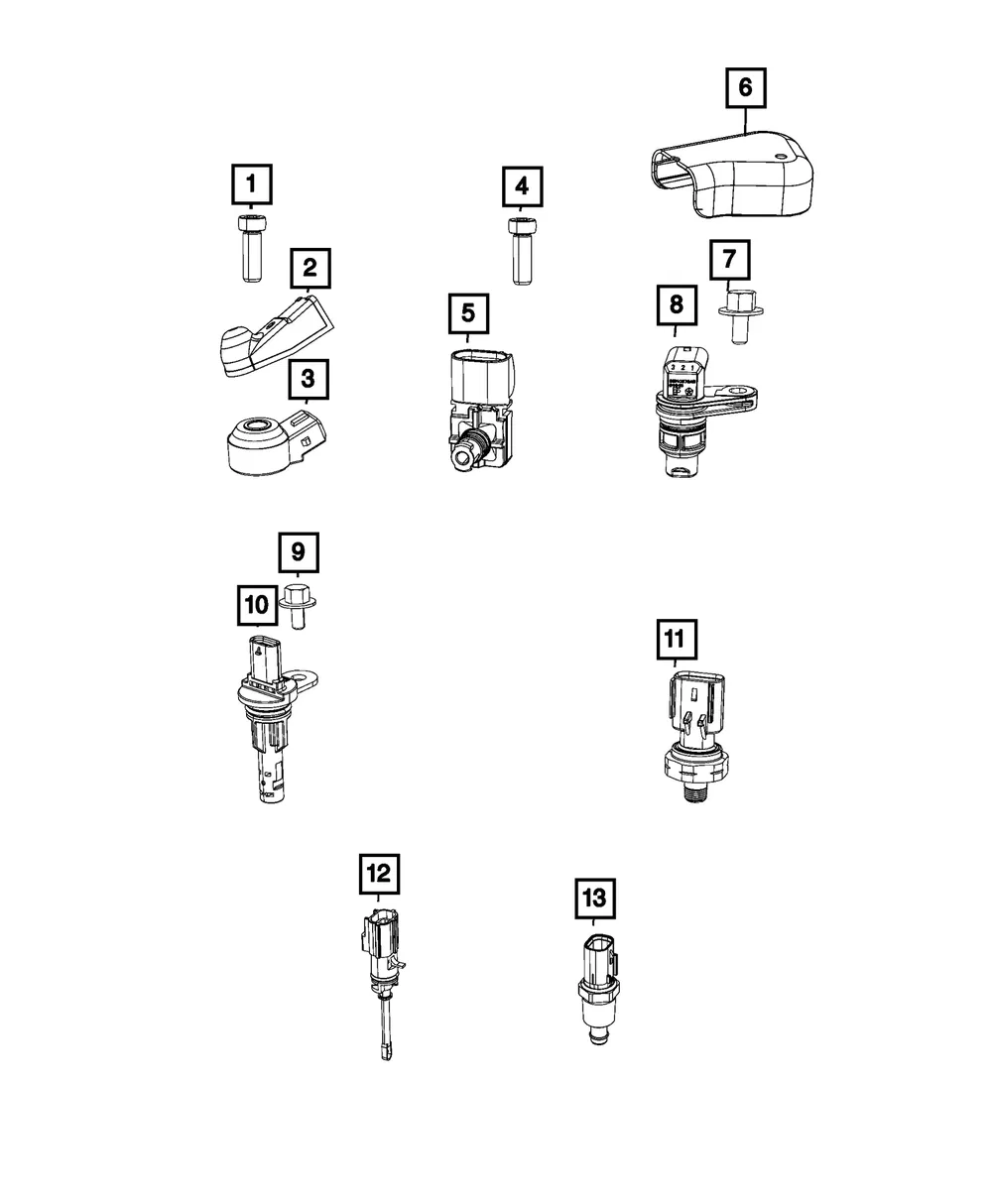 Sensor Shield, Left - Mopar (68437561ac)