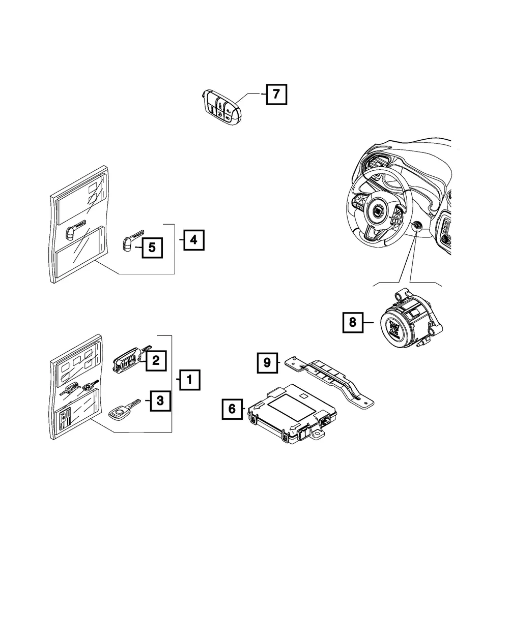 Module Bracket - Mopar (68439185aa)