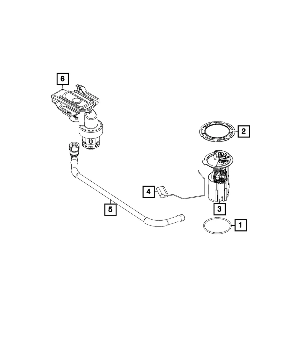 Fuel Pump/Level Unit Module - Mopar (68439223aa)