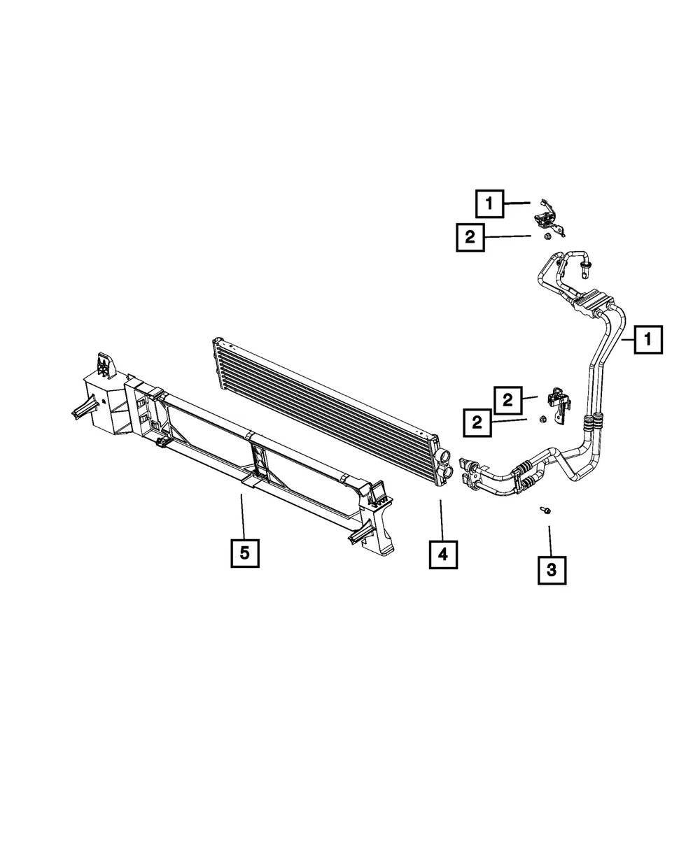 Oxygen Sensor Bracket - Mopar (68440337aa)