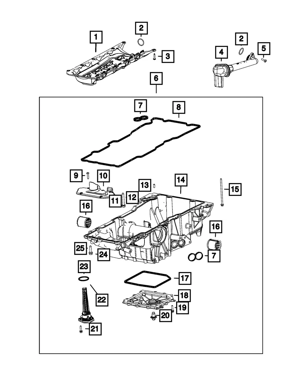 Oil Level Sensor - Mopar (68440533AB)