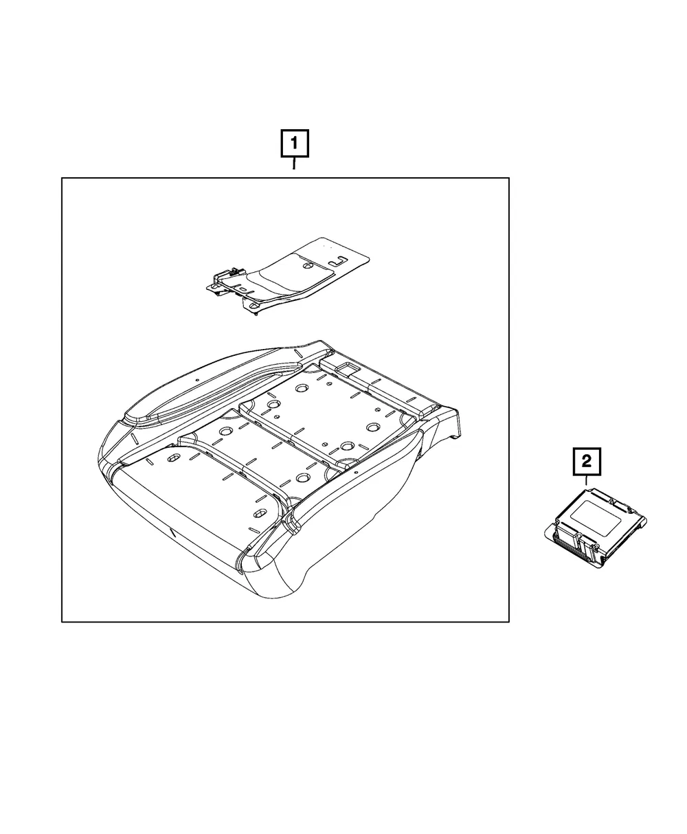 Air Bag Control Module - Mopar (68441329ab)