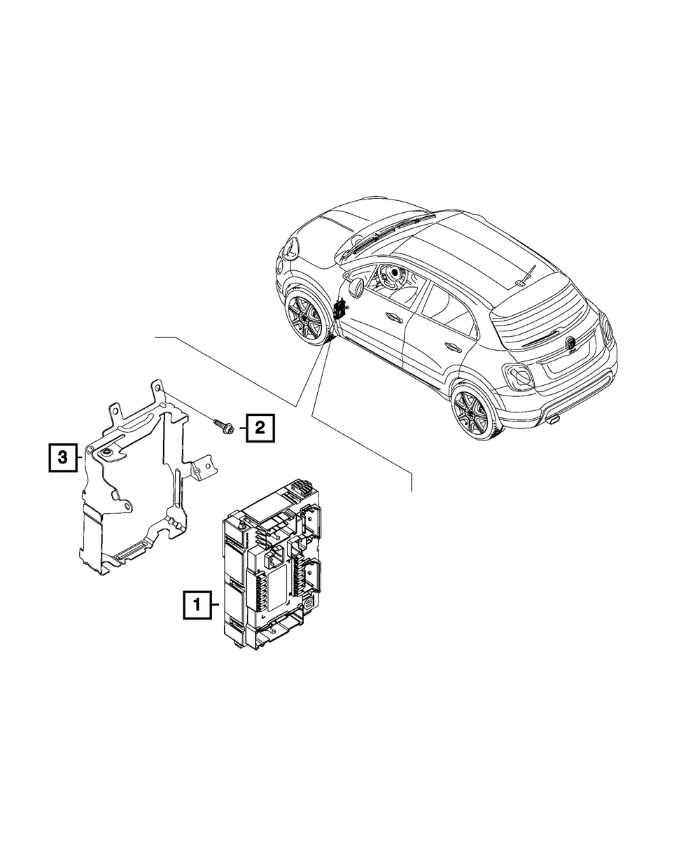 Body Controller Module - Mopar (68441494aa)