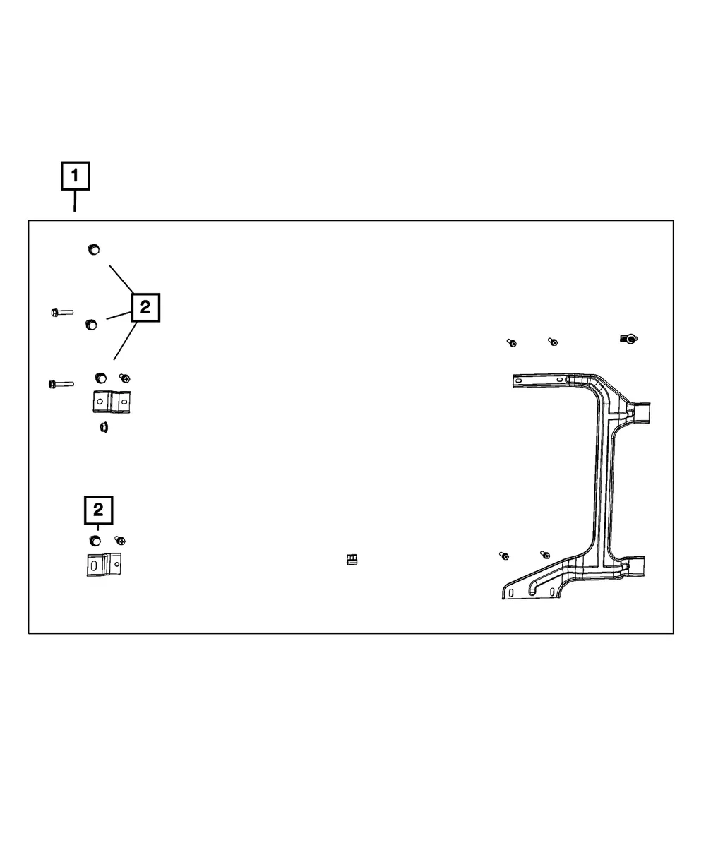Cooling Module Fastener Kit - Mopar (68442831aa)