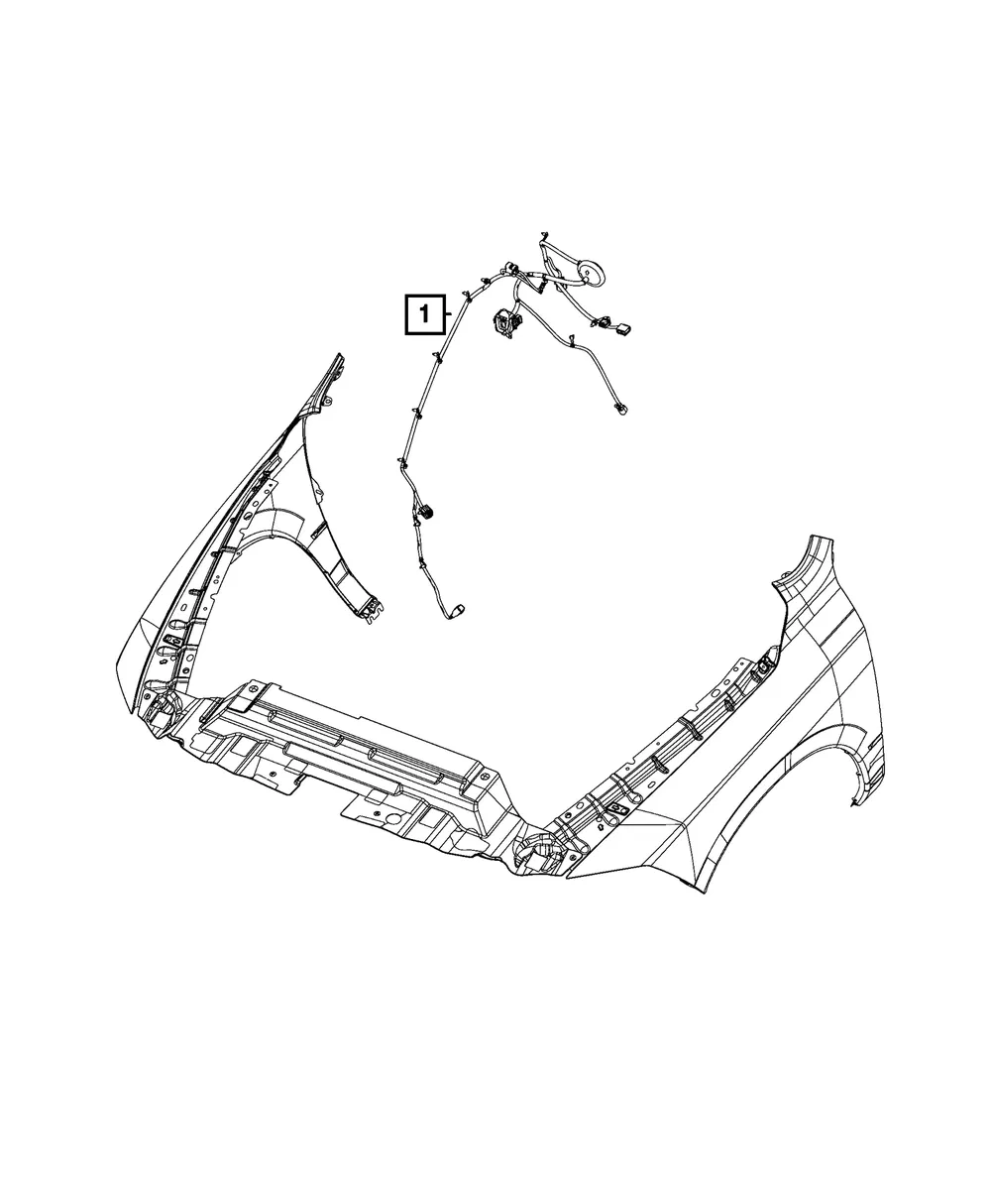 Dash Right Wiring - Mopar (68443053ab)