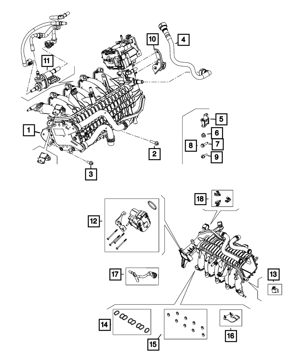 Map Sensor - Mopar (68444662aa)