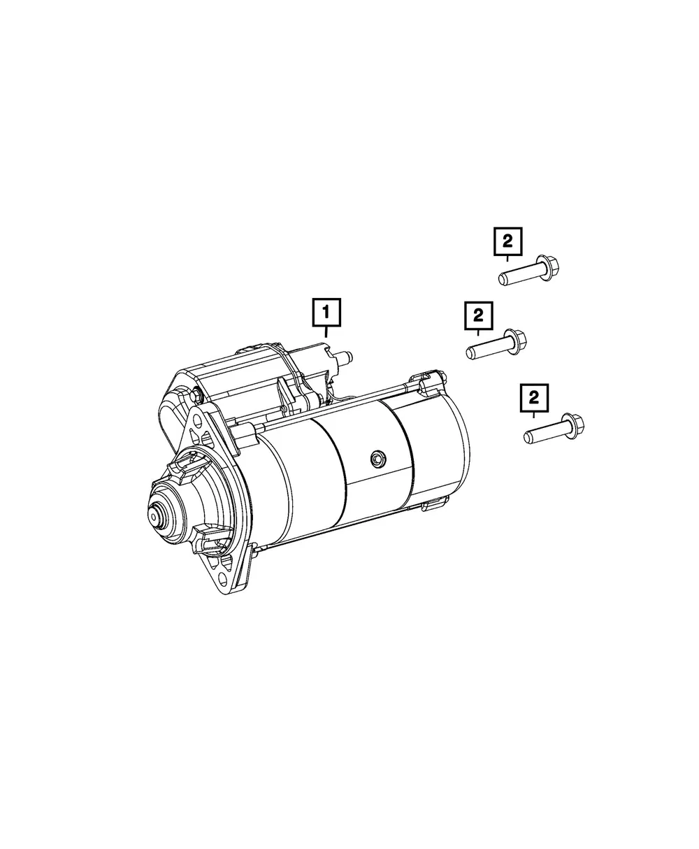 Engine Starter - Mopar (68444855aa)