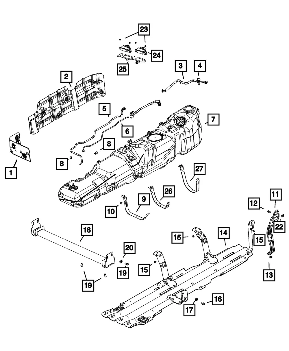Module Bracket - Mopar (68444975aa)