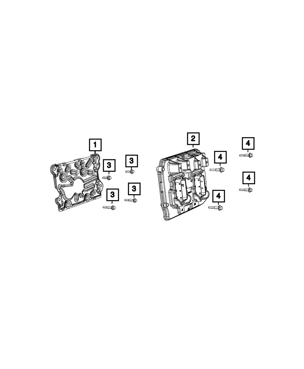 Engine Control Module Bracket - Mopar (68447687aa)