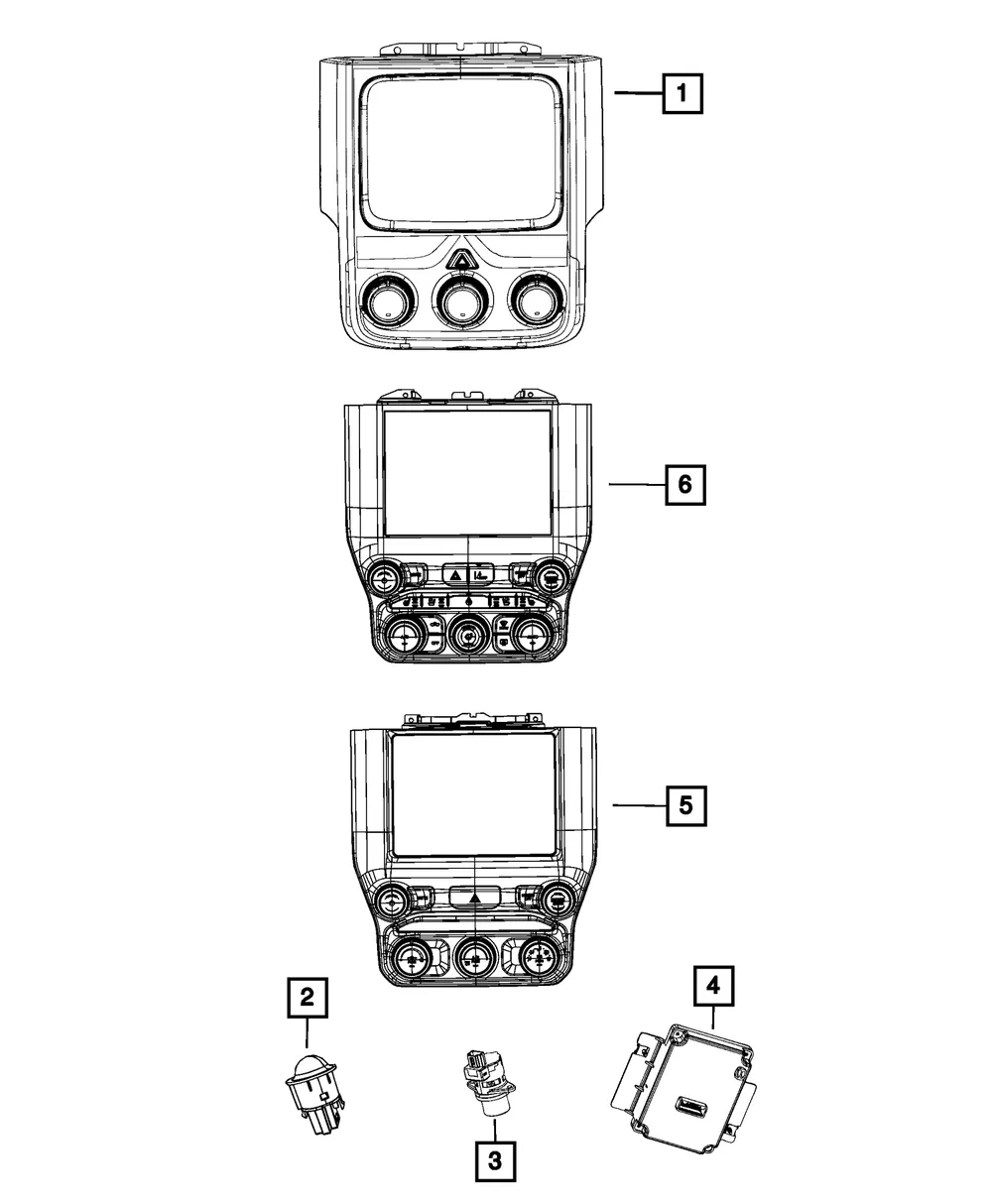 A/C And Heater Module - Mopar (68448089ab)