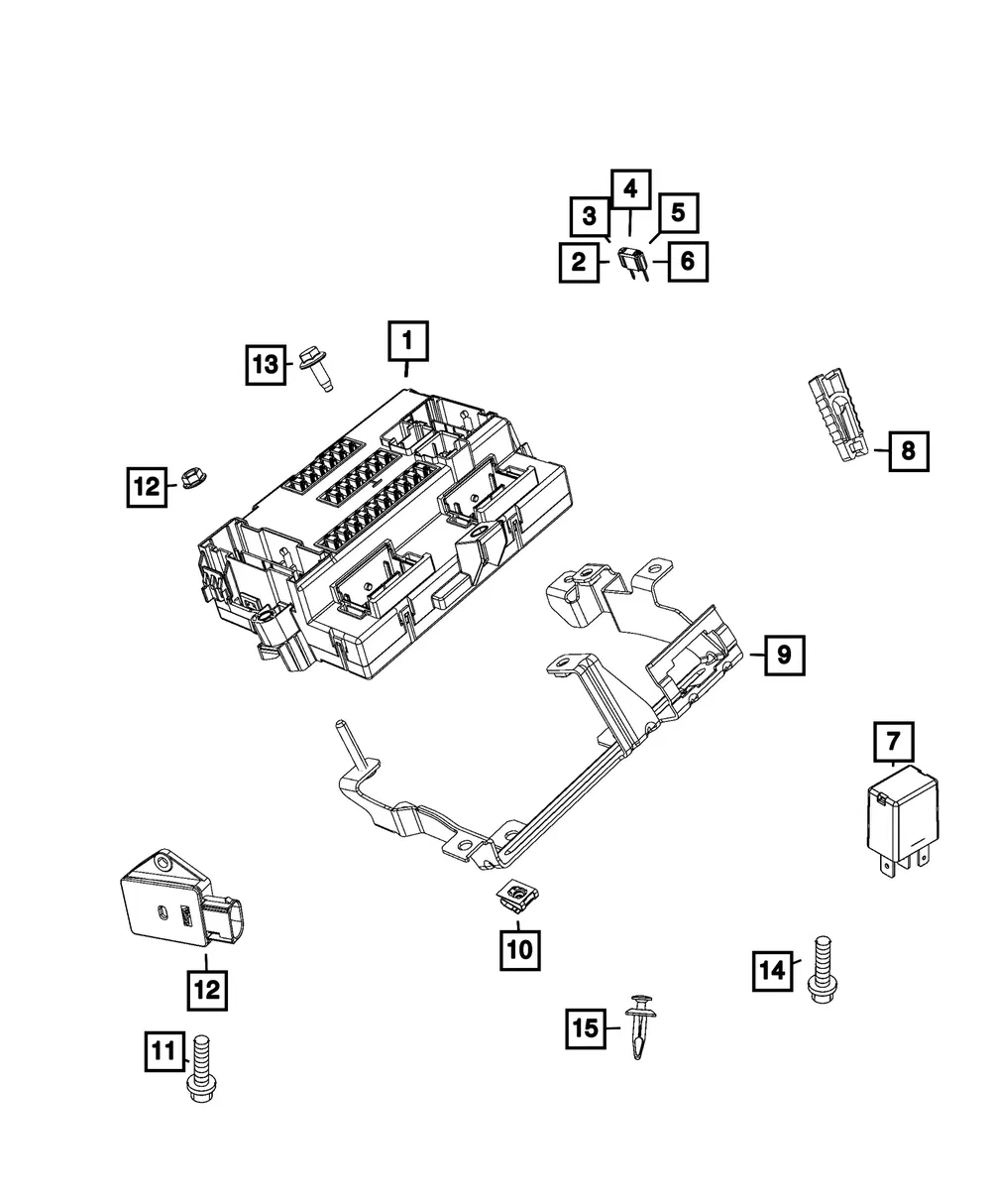 Body Controller Module - Mopar (68457680AD)