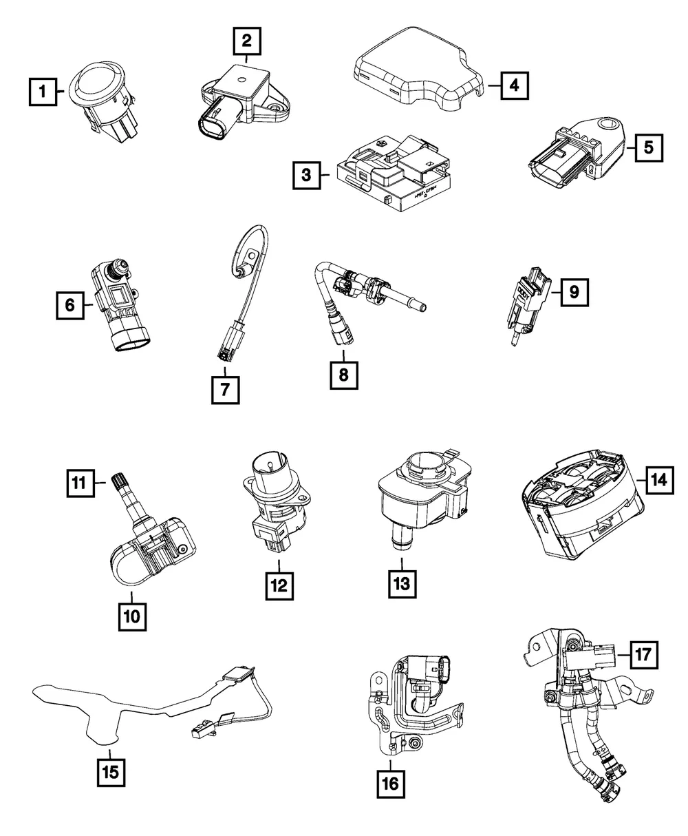 Ambient Temperature Sensor - Mopar (68457701AB)