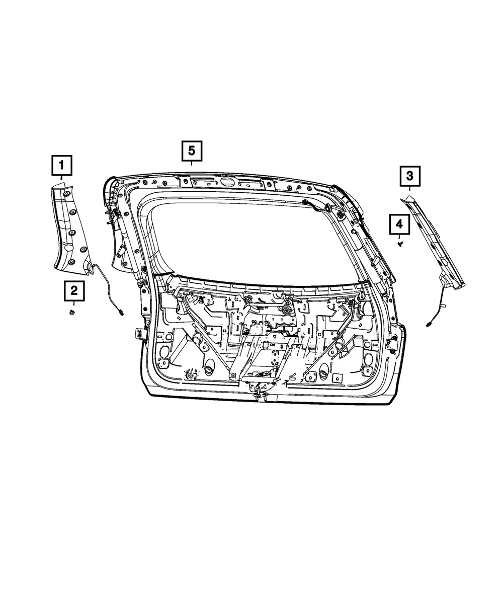 Pinch Sensor, Left - Mopar (68459591ab)