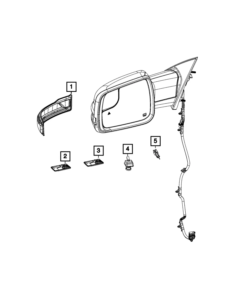 Puddle Lamp - Driver's Side (LH) - Mopar (68460987AA)