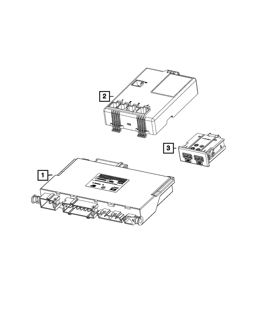 Seat Memory Module - Mopar (68464647AA)