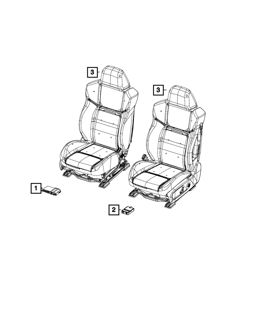 Seat Memory Module - Mopar (68465228AA)