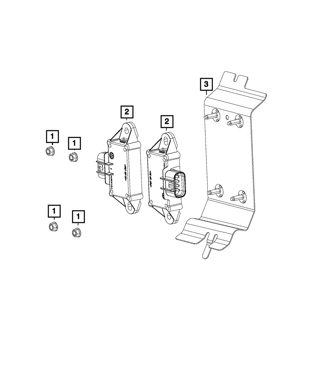 Module Bracket - Mopar (68466143aa)